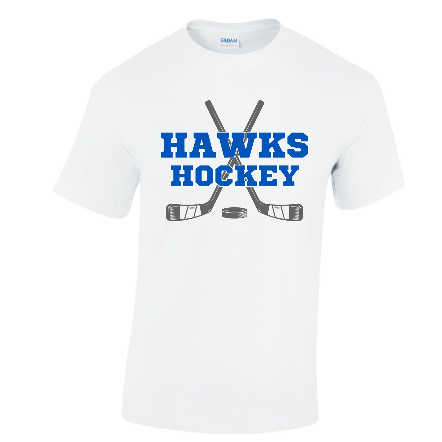 Hawks Hockey Short Sleeve Tshirt - Design 2