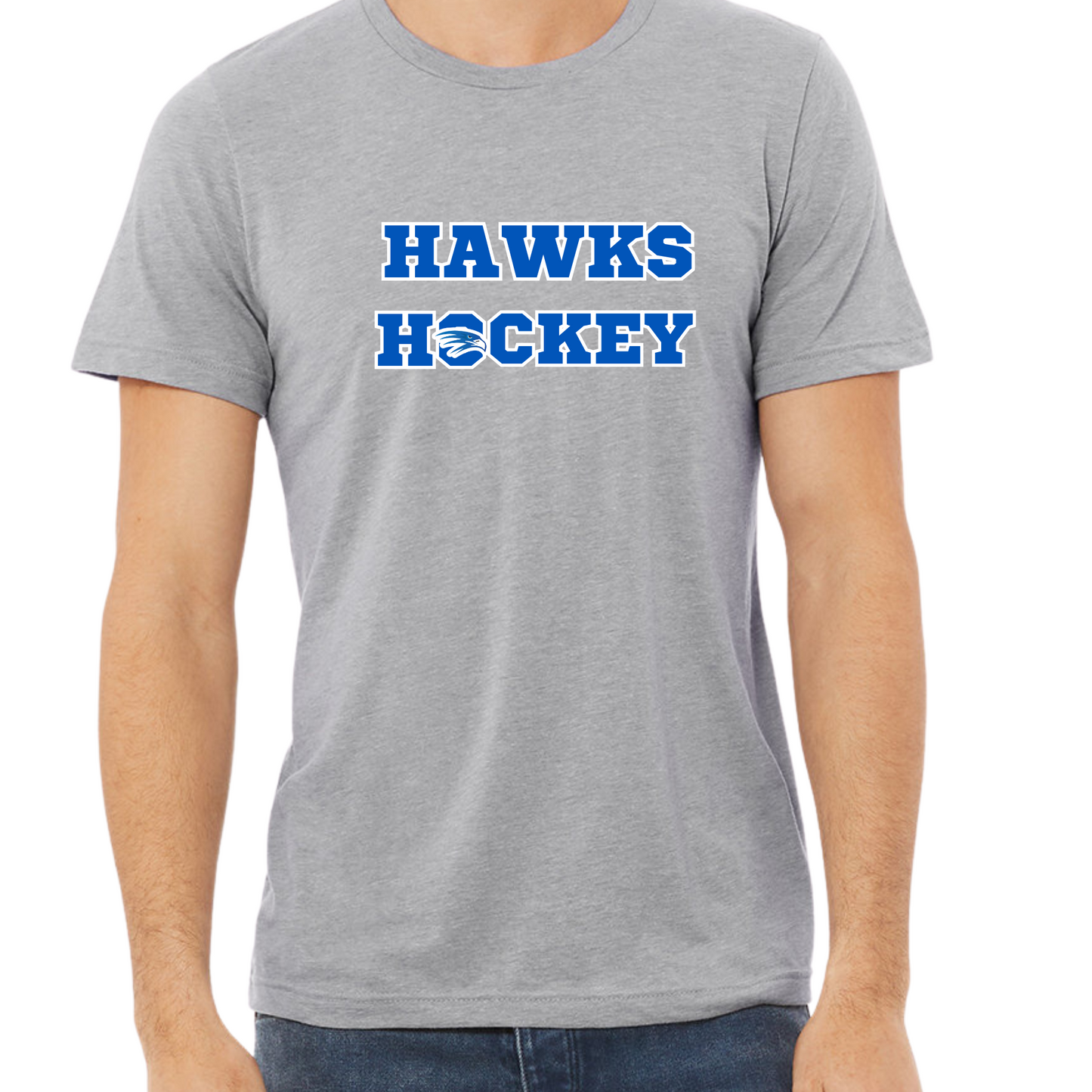 Hawks Hockey Short Sleeve Tshirt - Design 3