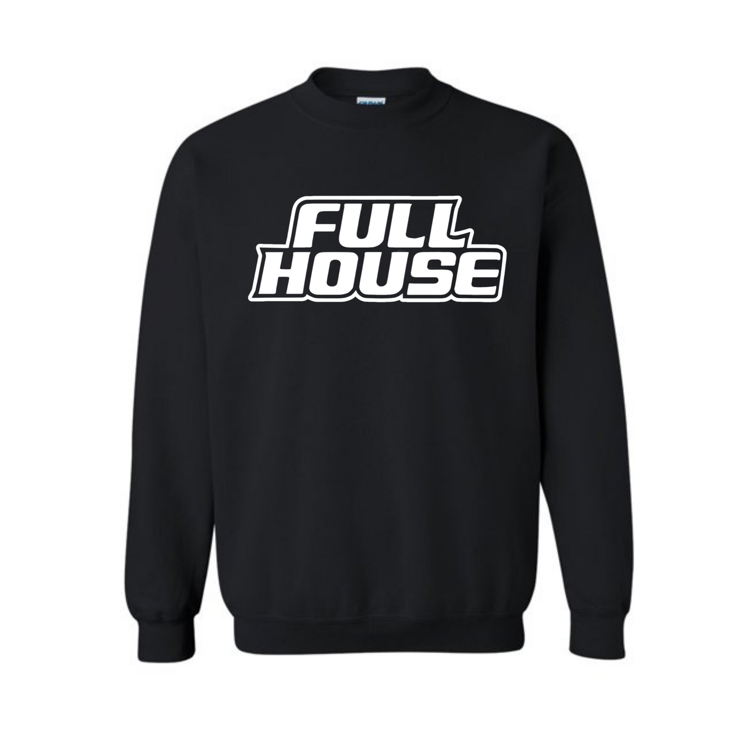 Full House White logo Crewneck and Hoodie Sweatshirts