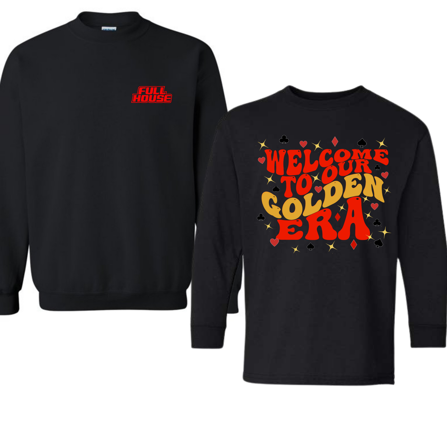 Welcome to our Golden Era Crewneck Sweatshirt