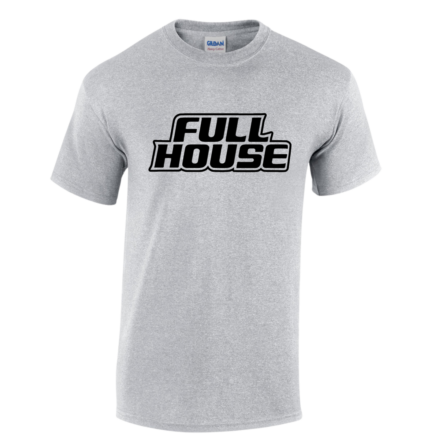 Full House Black logo short sleeve and long sleeve T-Shirt