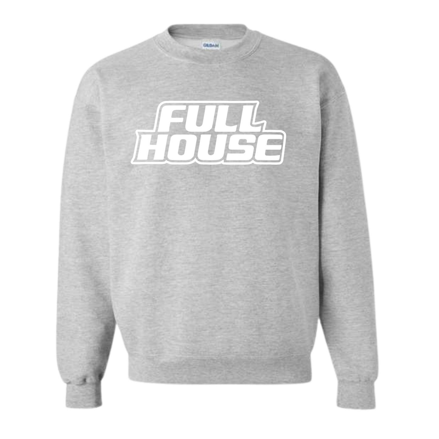 Full House White logo Crewneck and Hoodie Sweatshirts