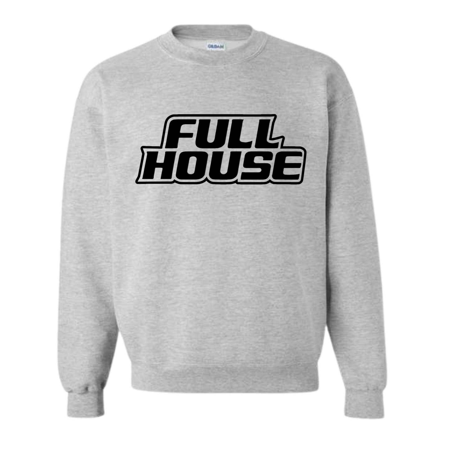 Full House Black logo Crewneck and Hoodie Sweatshirts