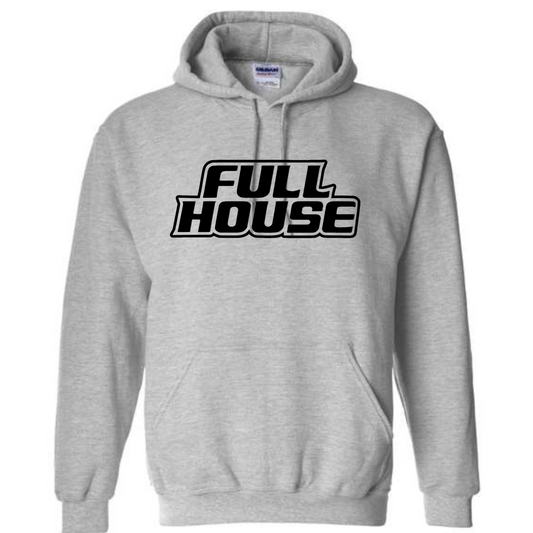 Full House Black logo Crewneck and Hoodie Sweatshirts