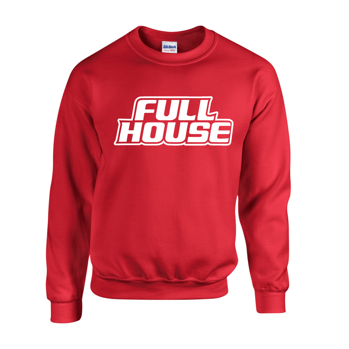 Full House White logo Crewneck and Hoodie Sweatshirts