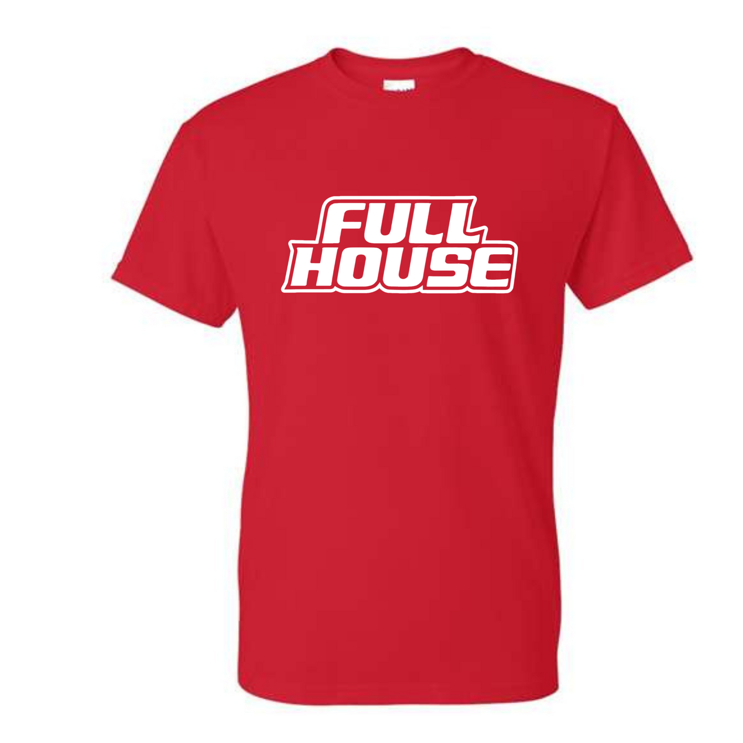 Full House White logo short sleeve and long sleeve T-Shirt