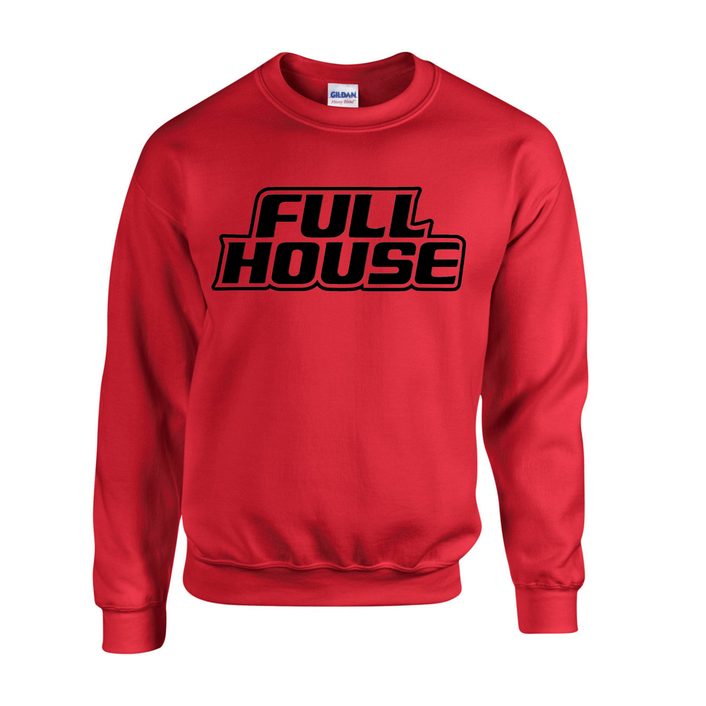 Full House Black logo Crewneck and Hoodie Sweatshirts