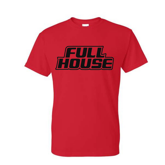 Full House Black logo short sleeve and long sleeve T-Shirt