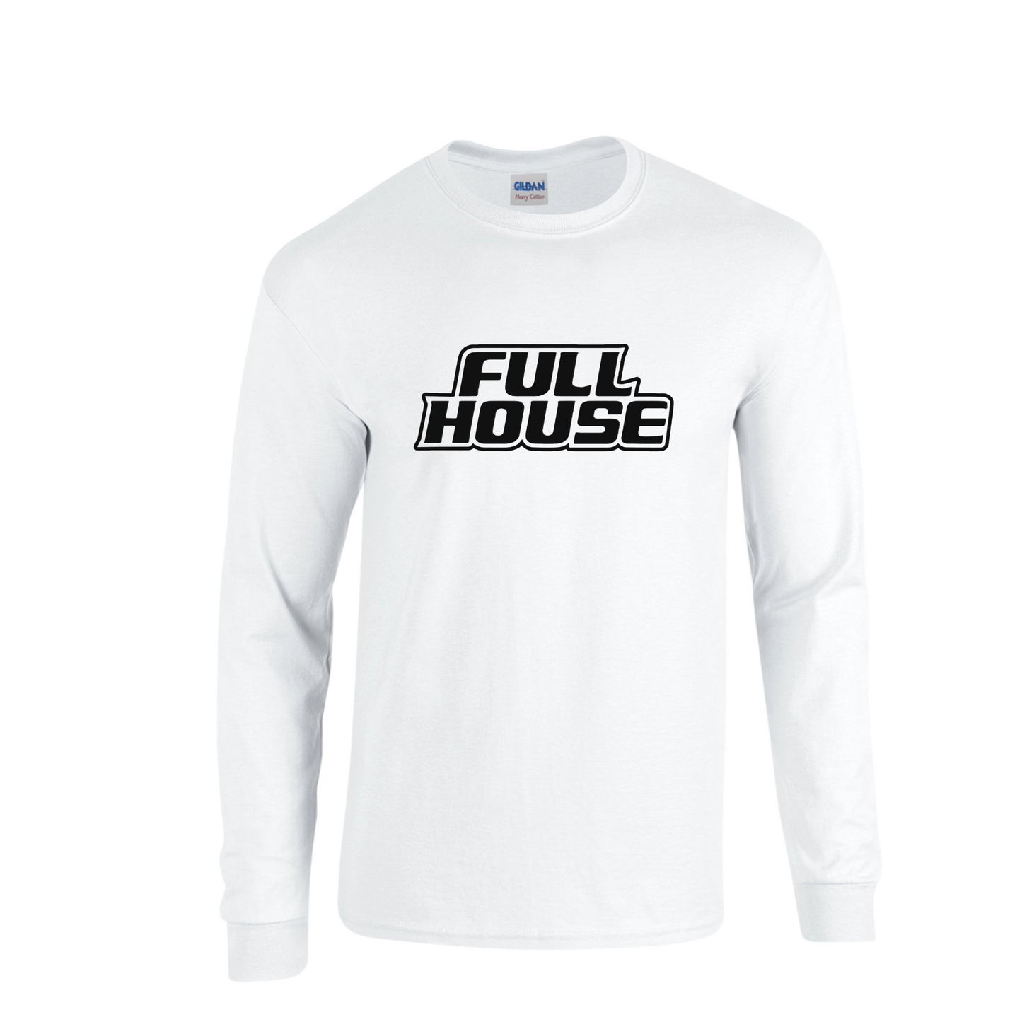 Full House Black logo short sleeve and long sleeve T-Shirt